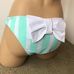 Sugar Coast By Lollipop Swim Bow Bikini Stipe L